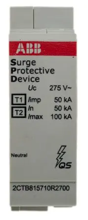 Produktfoto 1 von ABB OVR Überlastschutzgerät Überlastschutzgerät 80 kA 275V, DIN-Hutschiene, -40 °C→80 °C
