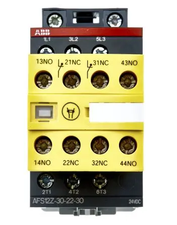 Produktfoto 1 von ABB Jokab AFS Schütz 24V dc-Spule, 3-polig, 600V ac / 28 A 24V dc 9 kW 3 Schließer Motorsteuerung 4-Hilfskontakte