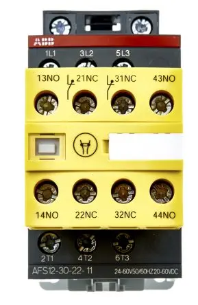 Produktfoto 1 von ABB Jokab AFS Schütz 24V ac, 60 V ac-Spule, 3-polig, 600V ac / 28 A 24V 9 kW 3 Schließer Motorsteuerung 4-Hilfskontakte