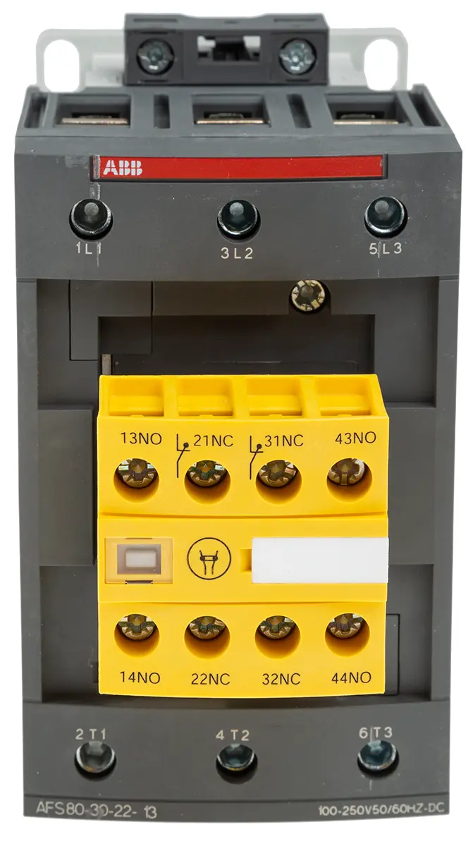 Produktfoto 1 von ABB Jokab AFS Schütz 100/250 V ac/dc-Spule, 3-polig, 600V ac / 125 A 250 V ac/dc 45 kW 3 Schließer Sicherheit