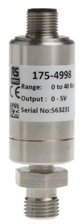 Produktfoto 1 von RS PRO IPS Relativdruck/Dicht Drucksensor 0 bar, Analog 40 bar