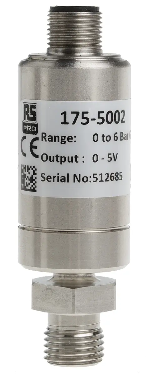 Produktfoto 1 von RS PRO G1/4 Relativ Drucksensor 0bar bis 6bar, Analog 0 → 5 V