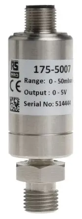 Produktfoto 1 von RS PRO IPSL-M12 Überdruck Drucksensor 0 bar, 4 bis 20 mA 1000 mbar
