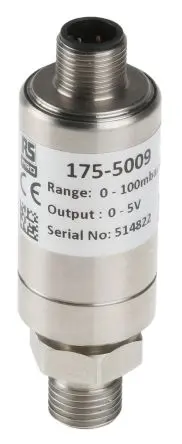 Produktfoto 1 von RS PRO IPSL-M12 Überdruck Drucksensor 0 bar, 4 bis 20 mA 0.1 bar
