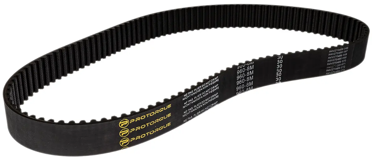 RS PRO Fiberglas Gummi Zahnriemen 120 Zähne 960 mm 30 mm, Teilung 8 mm