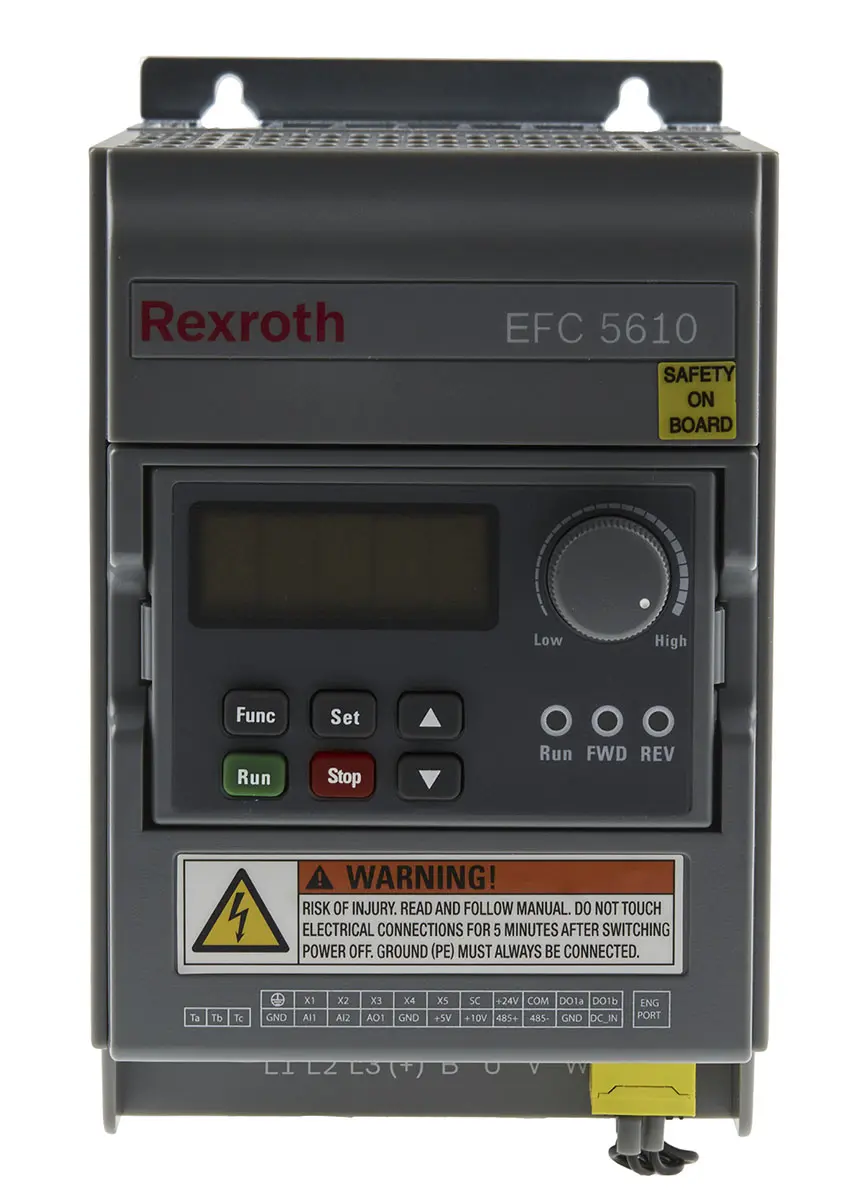 Produktfoto 1 von Bosch Rexroth EFC 5610 3-Phasen Frequenzumrichter 0.4 kW 380 V ac 1.3 A 400Hz