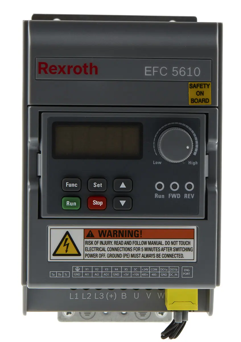Bosch Rexroth EFC 5610 1-Phasen Frequenzumrichter 0.75 kW 230 V ac 4.1 A 400Hz