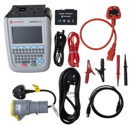 Produktfoto 1 von Seaward Apollo 400 + Elite Bundle, PAT-Prüferkit, PAT-Prüfkit, Prüfung Automatisch, Klasse I, ISO-kalibriert
