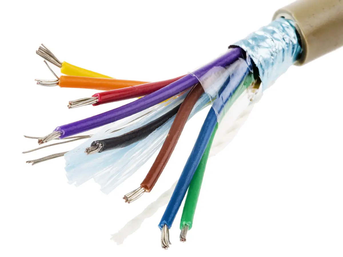 Produktfoto 1 von Alpha Wire ProTekt Datenkabel 0,23 mm² Ø 5.54mm Folie Schirmung PVC isoliert Mehrleiter Grau