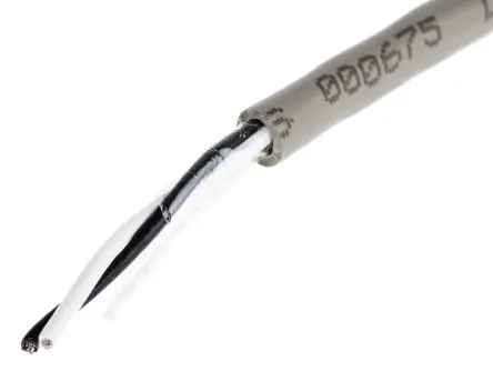 Produktfoto 1 von Alpha Wire Pro-Tekt Datenkabel, 1-paarig 0.23 mm² 100 m Ø 3.94 mm Polyvinylchlorid isoliert Grau