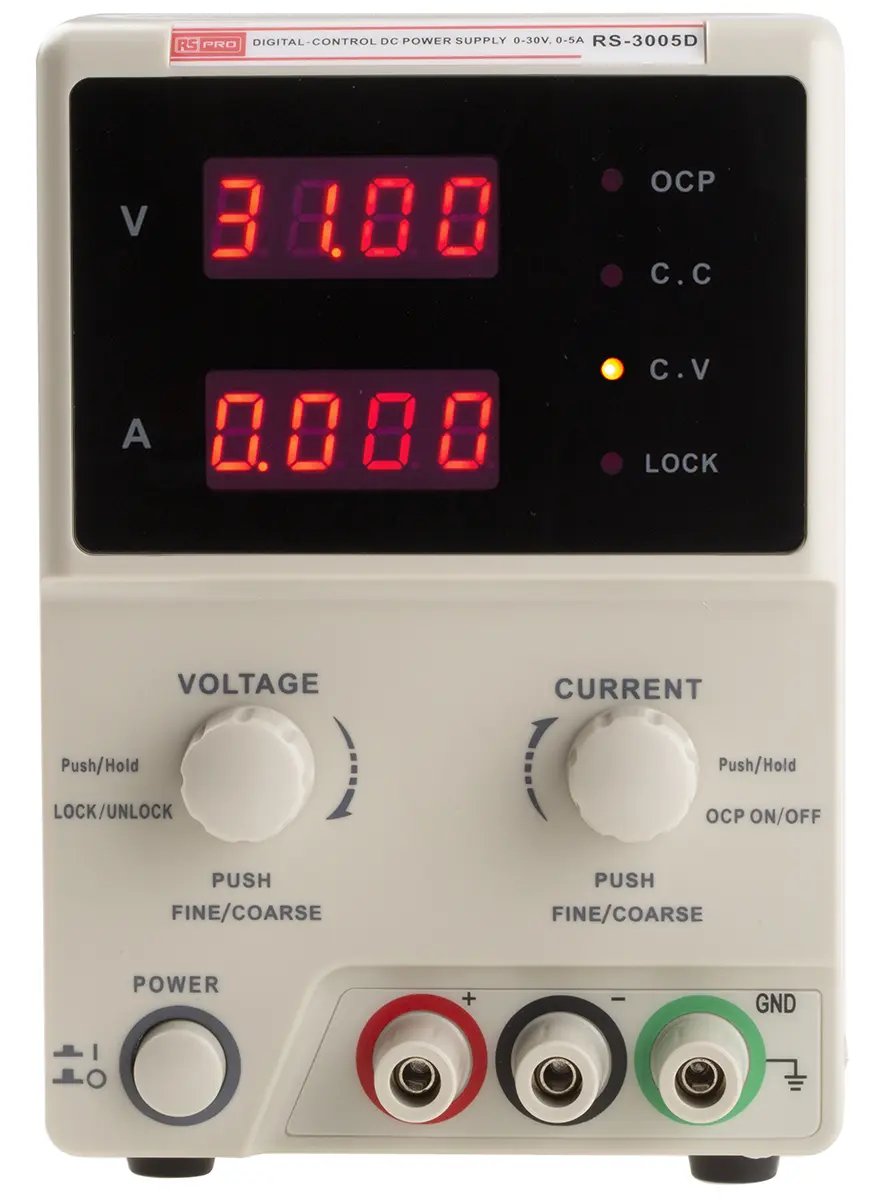 Produktfoto 1 von RS PRO Digital Labornetzgerät 150W, 0 → 30V / 0 → 5A