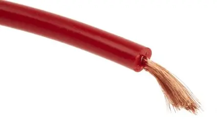 Produktfoto 1 von Staubli SiliVolt-2V Schaltdraht 25 m Rot Ø 3.9 mm 525 Litzen Silikon