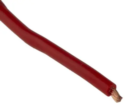 Produktfoto 1 von Staubli Schaltdraht, 17 AWG 25 m Rot Ø 2.7 mm 259 Litzen