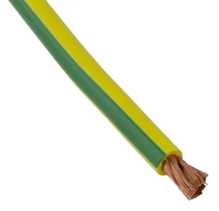 Produktfoto 1 von Staubli Schaltdraht 10 m Grün, Gelb Ø 5.9 mm 1548 Litzen Polyvinylchlorid
