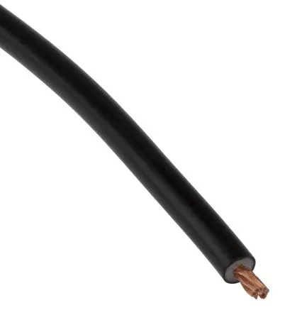 Produktfoto 1 von Staubli Schaltdraht, 17 AWG 25 m Schwarz Ø 3.9 mm 259 Litzen