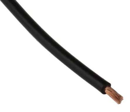 Produktfoto 1 von Staubli Schaltdraht, 17 AWG 25 m Schwarz Ø 2.7 mm 259 Litzen Polyvinylchlorid