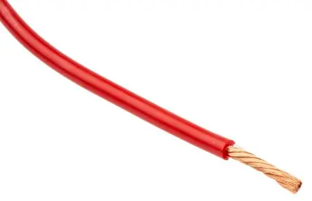 Produktfoto 1 von Staubli SiliVolt-1V Schaltdraht 25 m Rot Ø 4.6 mm 651 Litzen