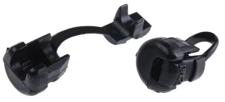 Produktfoto 1 von SES Sterling DM Kabeltülle 1.7 mm min. 3 mm, Typ Kabeltülle bis Ø 4.5 mm Loch ø 9.5 mm Polyamid 6 Schwarz -20 °C min. 70