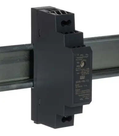 Produktfoto 1 von MEAN WELL DDR-15 DC/DC Konverter, 24V OUT 4.5 A DIN-Hutschiene 75V dc 40 °C 85 °C