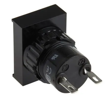 Produktfoto 1 von EAO Anzeigelampe 31, Ausschnitt-Ø 16 mm LED Rechteckig IP40 Leiterplatten-Anschlussklemme