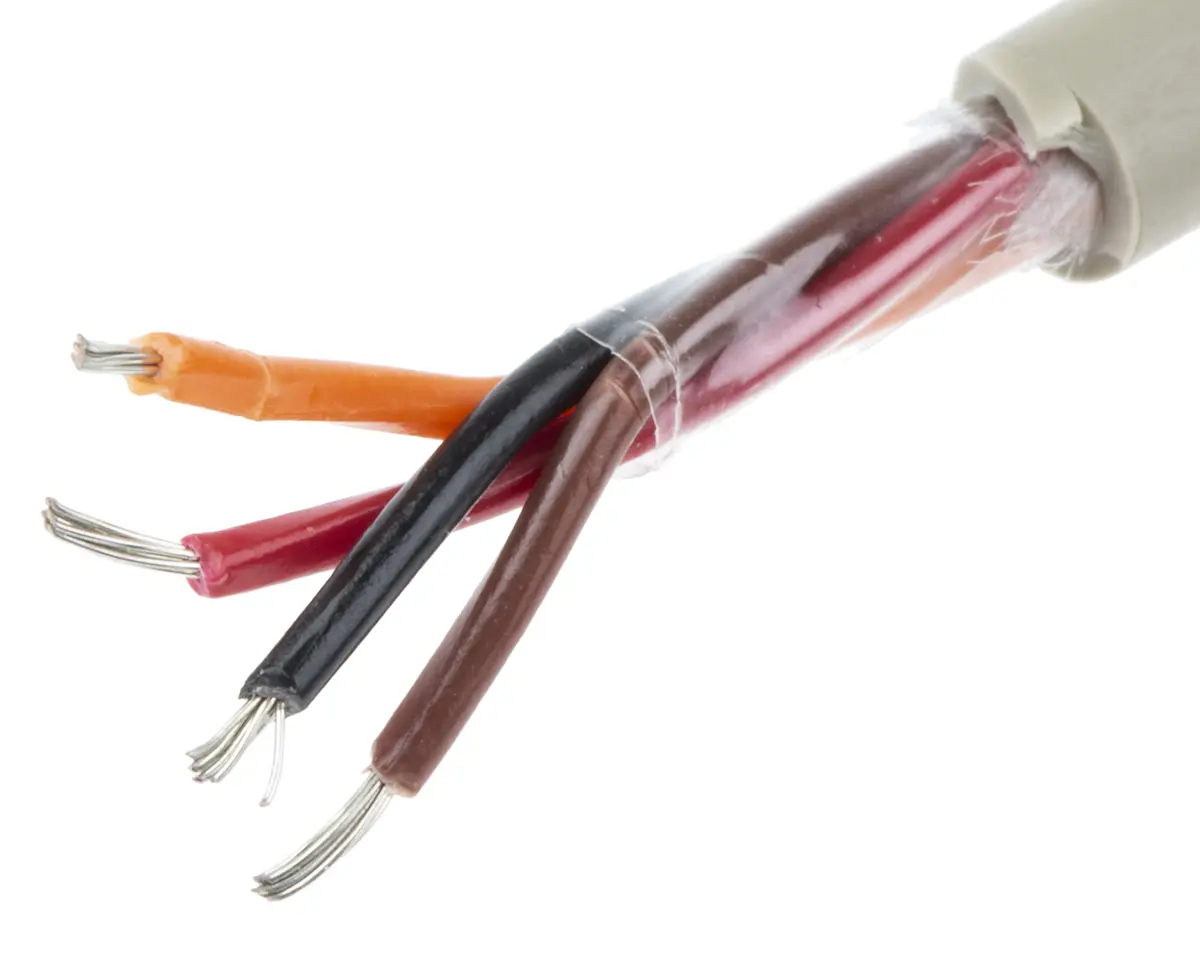 Produktfoto 1 von Alpha Wire ProTekt Datenkabel 0,23 mm² Ø 4.42mm PVC isoliert Mehrleiter Grau