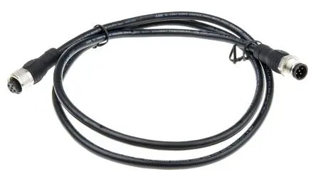 Produktfoto 1 von ABB Jokab M12-C112, 5-polig Sensor-Betätigungselementkabel, M12 Buchse Buchse 5 / M12 5 Stecker, Länge 1 m