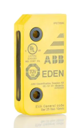 Produktfoto 1 von ABB Jokab EVA Elektronische Erkennung Berührungsloser Sicherheitsschalter aus Thermoplast, Magnetisch