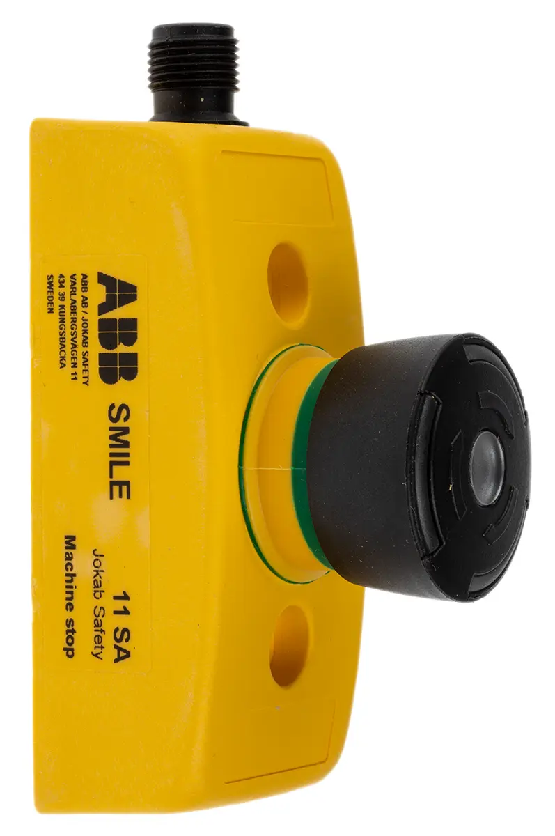 Produktfoto 1 von ABB Jokab Smile 11 SA Druckschalter Ø 32.2 mm, Schwarz Drehfreigabe Rund Kunststoff, IP65