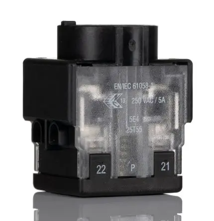 Produktfoto 1 von EAO 61 Drucktaster-Kontaktblock 1 Wechsler 250V ac/dc Schraube