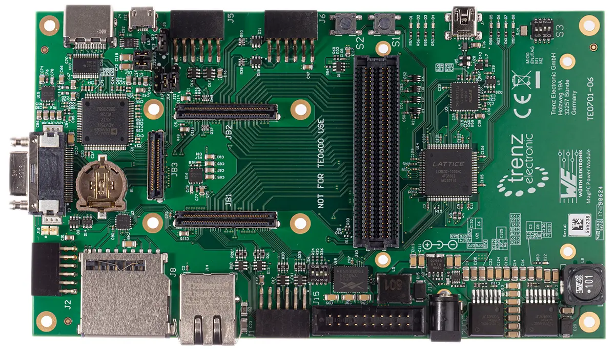 Produktfoto 1 von Trenz Electronic GmbH Entwicklungskit Trägerplatine für Trenz Electronic Serie 7