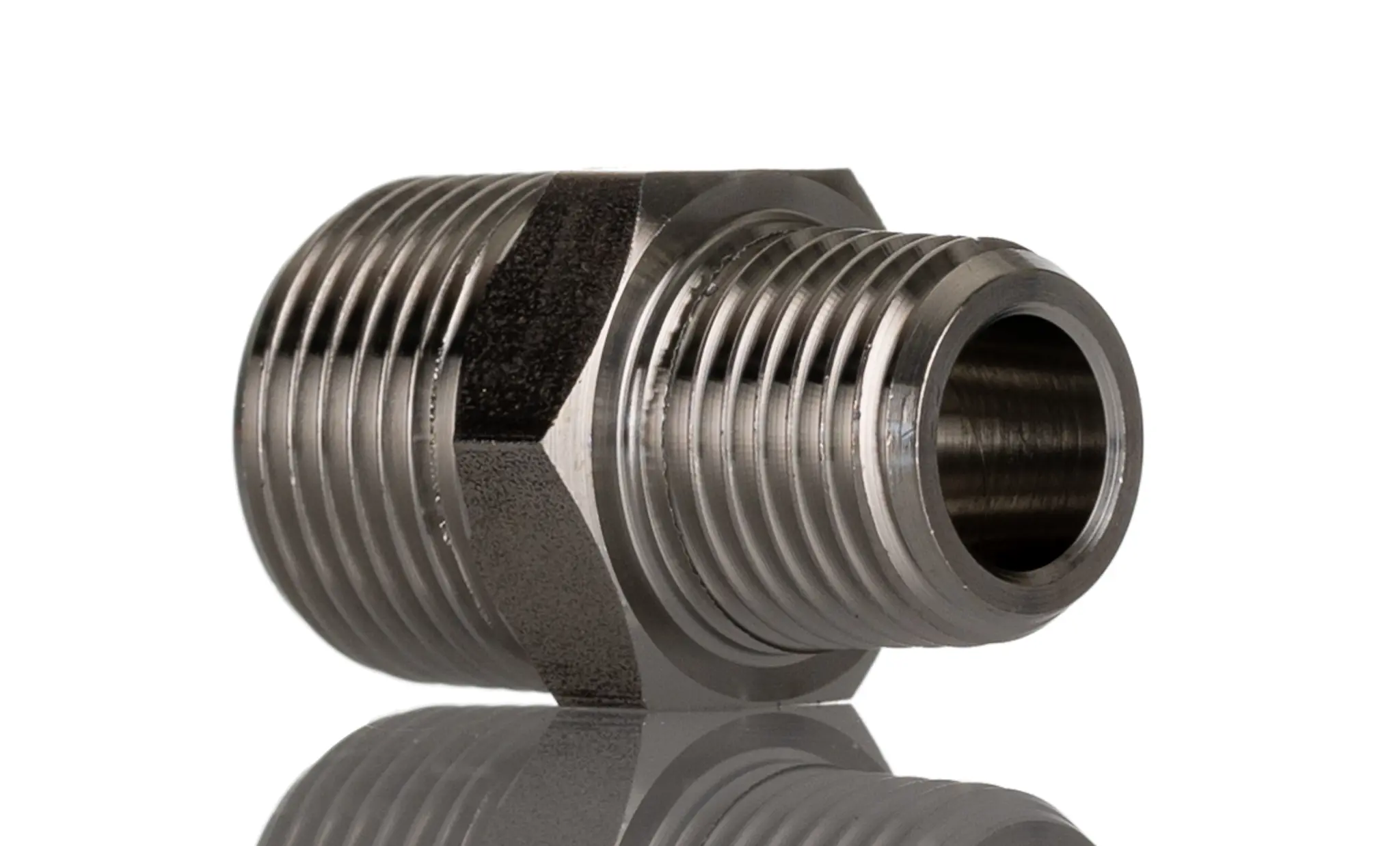 Produktfoto 1 von RS PRO Edelstahl-Rohrverschraubung Nippel Gerade 6.35 mm 279.4 mm 292.1 mm 27.5 mm