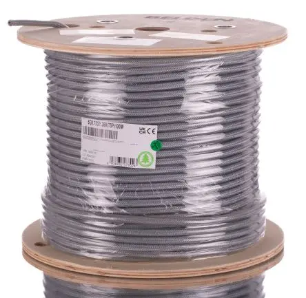 Produktfoto 1 von Belden SY Steuerkabel, 5-adrig 0.75mm² Geschirmt Grau, 100 m, Polyvinylchlorid