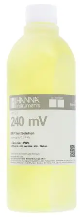 Produktfoto 1 von Hanna Instruments ORP Pufferlösung, 500 ml Flasche