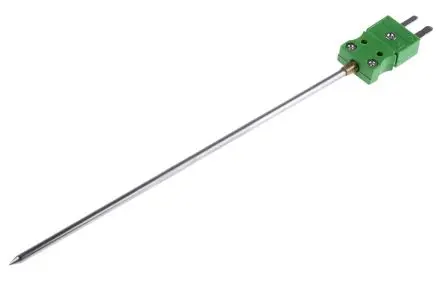 Produktfoto 1 von Hanna Instruments Temperatursensor, K x 155 mm Einstich, Ø 3 mm, max.Temp 900 °C