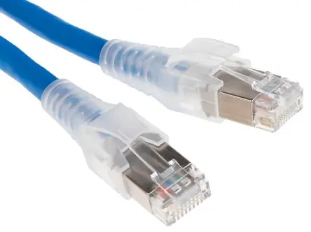 Produktfoto 1 von Belden CAE4106001M Cat6a Ethernet-Kabel, 1 m, Blau Abgeschirmt Geschirmt, Aussen ø 6.1 mm Außen-ø , Raucharm halogenfrei