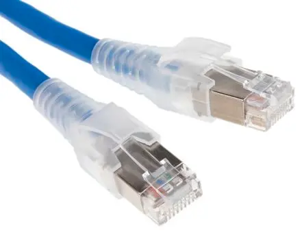 Produktfoto 1 von Belden C6S4106002M Kat. 6 Ethernet-Kabel, 2 m, Blau Abgeschirmt Geschirmt, Aussen ø 6.1 mm Außen-ø , Raucharm