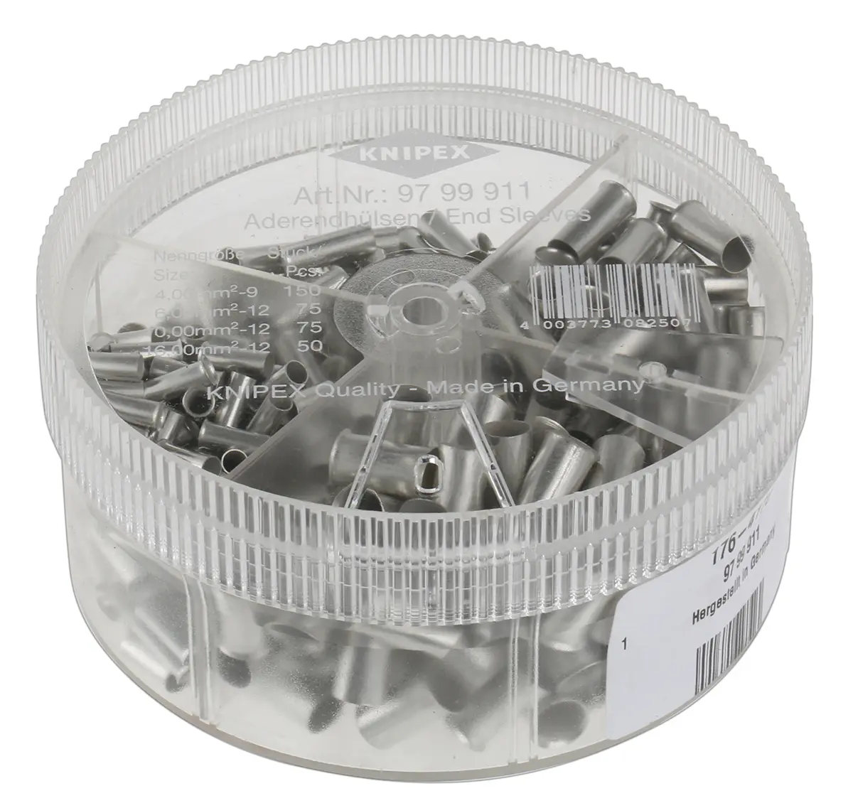 Produktfoto 1 von Knipex Crimp Set Aderendhülse Crimp-Sortiment-Satz