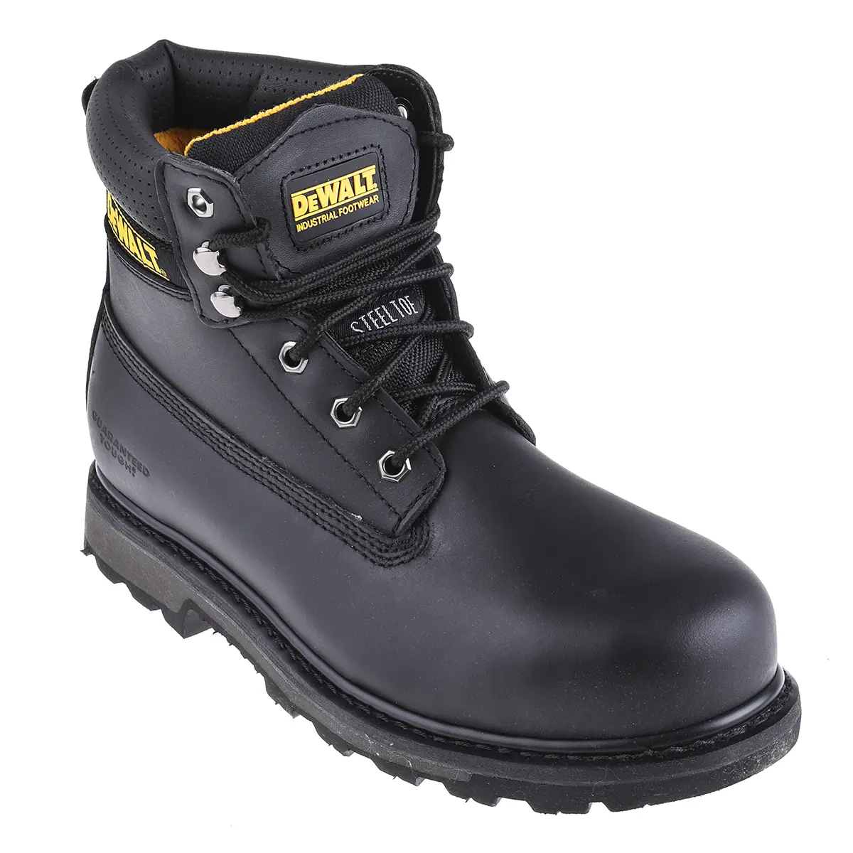 Produktfoto 1 von DeWALT Hancock EN20345 Ja, Knöchel-Sicherheitsstiefel Schwarz mit Stahl-Schutzkappe, Größe 44 10