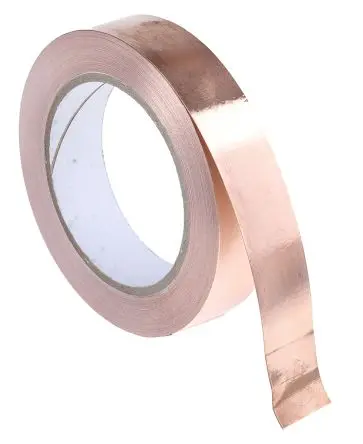 Produktfoto 1 von RS PRO Metallisches Band Nichtleitend, 25mm x 33 m, Haftung 4.5N/cm