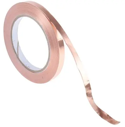 Produktfoto 1 von RS PRO Metallisches Band Nichtleitend, 10mm x 33 m, Haftung 4.5N/cm