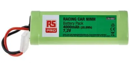 RS PRO Nickel-Metallhydrid Akkupack, 1-Zellen 7.2 V / 4000 mAh