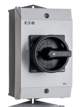 Produktfoto 1 von Eaton P1-25 Trennschalter 3-polig SMD 25A 13 kW Schwarz IP65 1, 3-phasig
