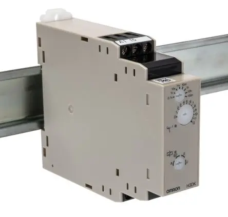 Produktfoto 1 von Omron H3DK Zeitrelais, DIN-Hutschiene 12 to to 240 V dc 12V ac, 0.1 s to 1200 h, 1 Kont. Multifunktion, 1-poliger