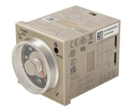 Produktfoto 1 von Omron H3CR Zeitrelais, DIN-Hutschiene 24V ac, 48 V ac, 0.05 s to 300 h, 2 Kont. Multifunktion, 2-poliger Umschalter