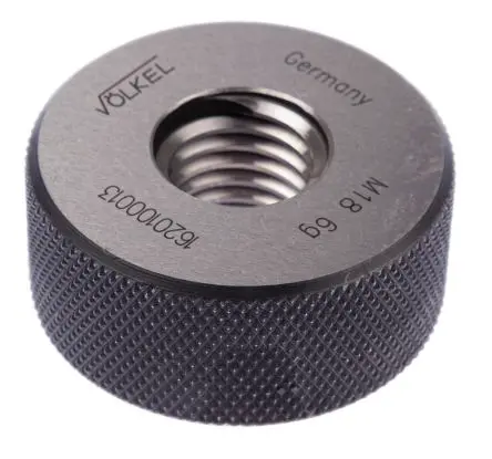 Produktfoto 1 von Völkel Ring Gewindelehrring, M18 x 2.5, 2.5 mm, Ring