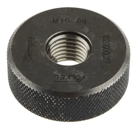 Produktfoto 1 von Völkel Ring Gewindelehrring, M16 x 2, 2 mm, Ring