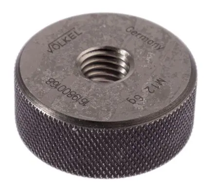 Produktfoto 1 von Völkel Ring Gewindelehrring, M12 x 1.75, 1.75 mm, Ring