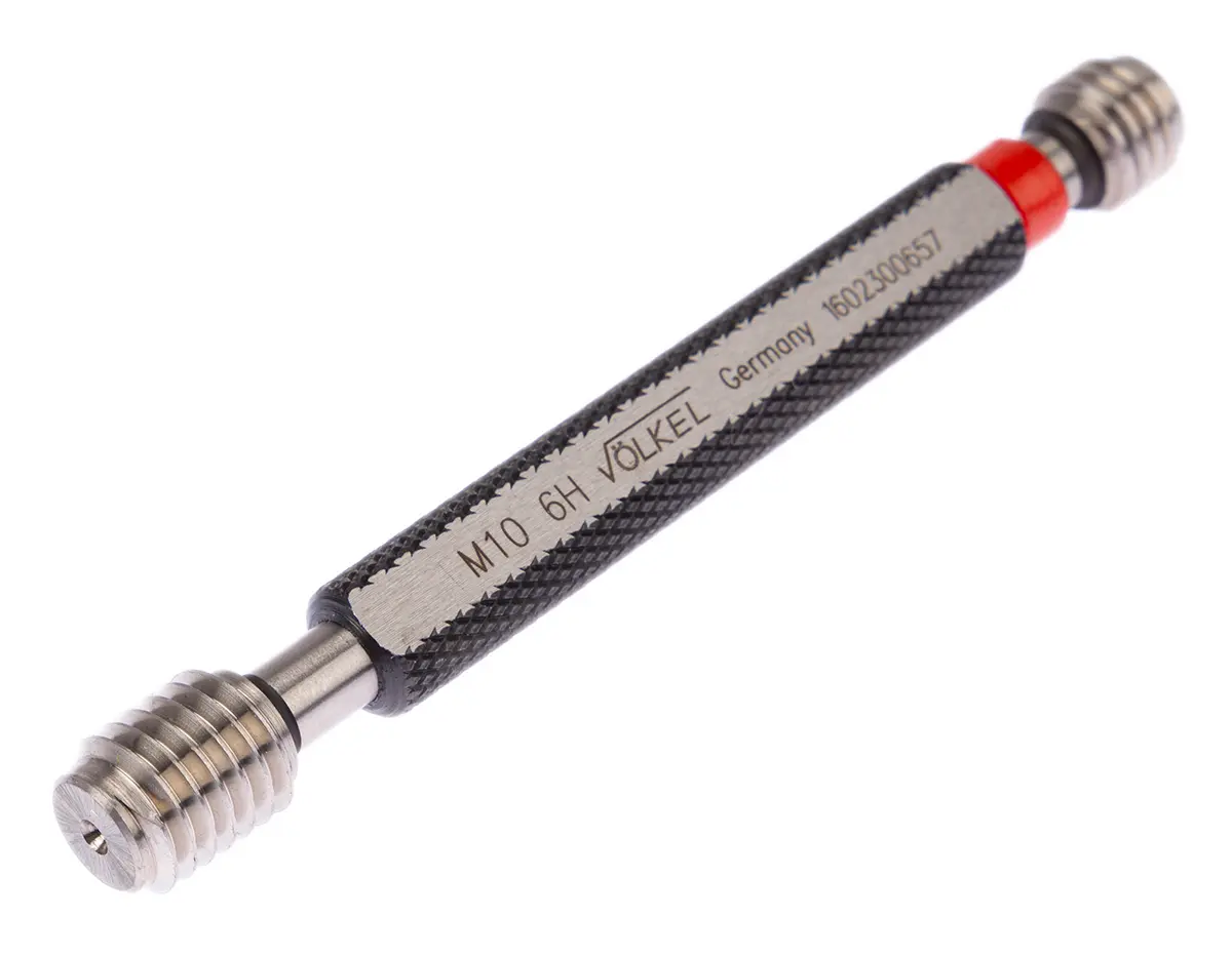 Produktfoto 1 von Völkel Stecker Gewindelehrdorn, M10 x 1.5, 1.5 mm, Gewindestopfen