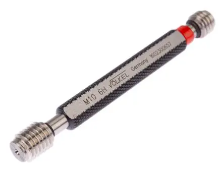 Produktfoto 1 von Völkel Stecker Gewindelehrdorn, M10 x 1.5, 1.5 mm, Gewindestopfen