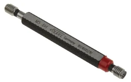 Produktfoto 1 von Völkel Stecker Gewindelehrdorn, M5 x 0.8, 0.8 mm, Gewindestopfen